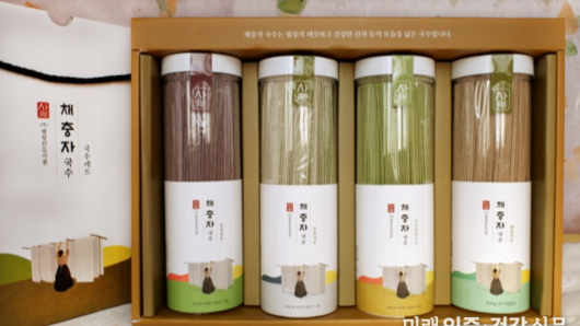 친환경이며 HACCP 인증받은 업소에서 생산하는 제품들 국수도 유명하다